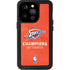2025 NBA Champions Oklahoma City Thunder iPhone 15 Pro Waterproof Case